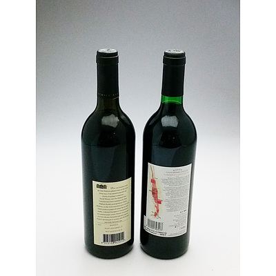 Wynns Coonawarra 1997 Cabernet Sauvignon and Rymill 1996 Cabernet Sauvignon (2)