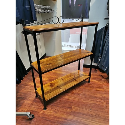 3 Tier Retail Shelving Units - Lot of 2
