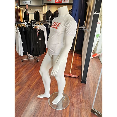 White Oversized Mannequin (36cm waist) - Lot of 4