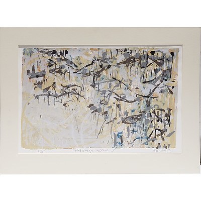 David Rankin (Britain, Australia 1946-), Cottlesbridge Hillside II, Screenprint Edition 25/95, Unframed