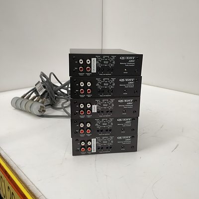 Quest AB2C Balancing Audio Interface Lot Of 5