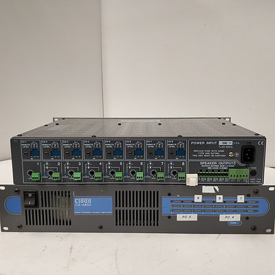 Lot Of 2 Cloud CX-A850 Eight Channel Power Amplifier