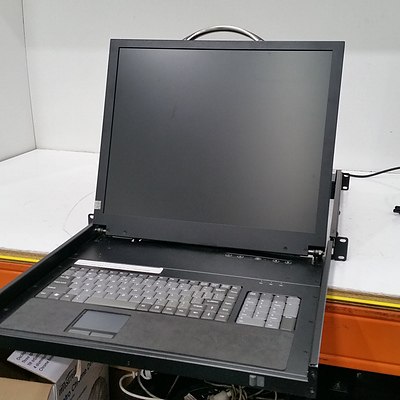 AiS LDS410D-1P KVM 1RU