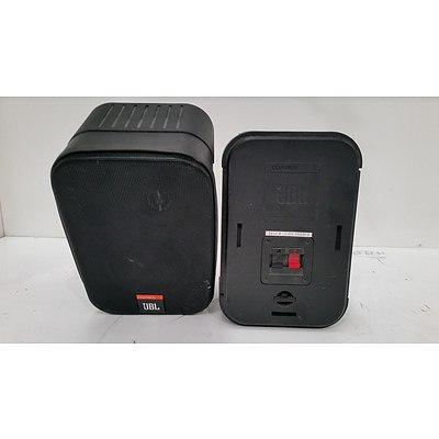 JBL Control 1 Two Way Bookshelf Speakers