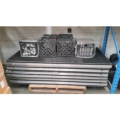 7 (2x1m) Stage Sections - With Steel Feet (14m2)