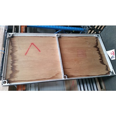 7 (2x1m) Stage Sections - With Steel Feet (14m2)