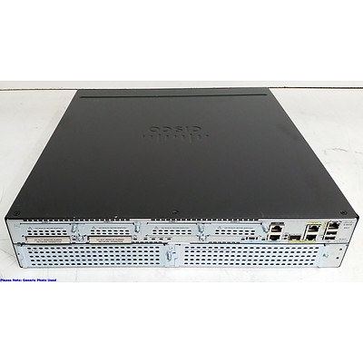 Cisco (CISCO2921/K9 V08) 2900 Series Integrated Services Router - Lot of Two