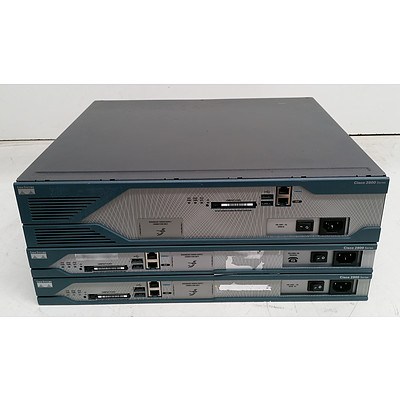 Cisco 2800 Series Integrated Services Router - Lot of Three