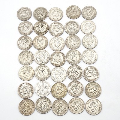 Thirty Five Australian Shillings, 1922 - 1963