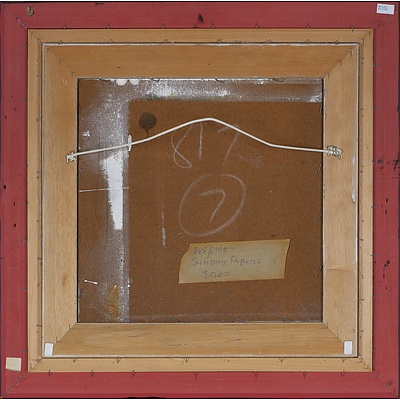 Pro Hart (1928-2006), Sunday Papers, Oil on Board