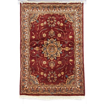 Persian Hand Knotted Wool Pile Rug