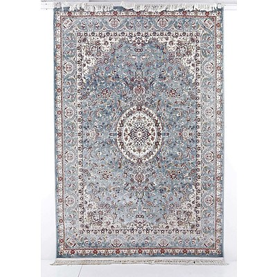 Persian Nain Style Machine Made Rug