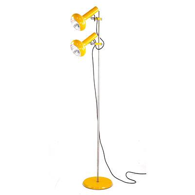 Yellow 'Oslo' Twin Head Reading Lamp