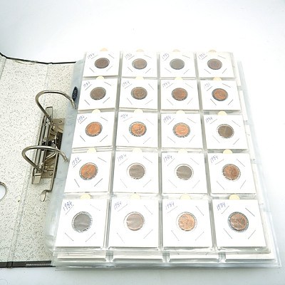 Approximately 320 Australian 1 Cent Pieces 1966-1989