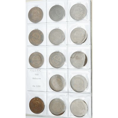 Australian Penny Album 1910 to 1964