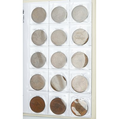 Australian Penny Album 1910 to 1964