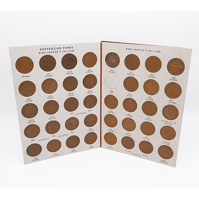 Australian Penny Dansco Album 1911 to 1964