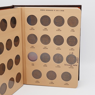 Australian Penny Dansco Push In Album 1911 to 1964