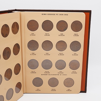 Australian Penny Dansco Push In Album 1911 to 1964