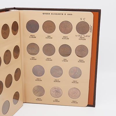 Australian Penny Dansco Push In Album 1911 to 1964