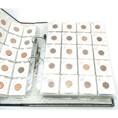 Approximately 420 Australian 1 Cent Pieces 1967-1990