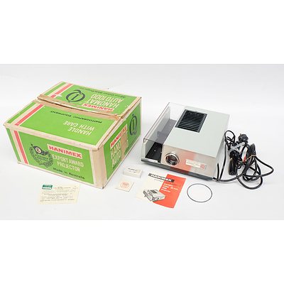 Hanimex Hanomat 35ml Colour Slide Projector in Original Box