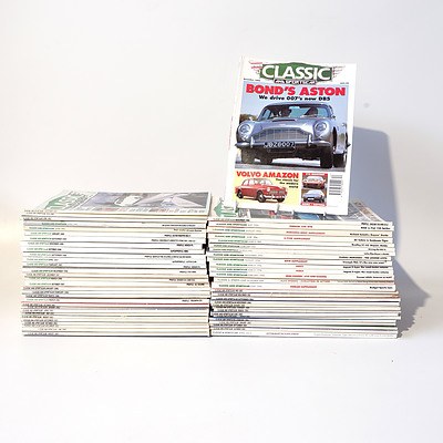 Approximately 60 'Classic and Sportscar' Magazines from the 1980's and 1990's Onward.