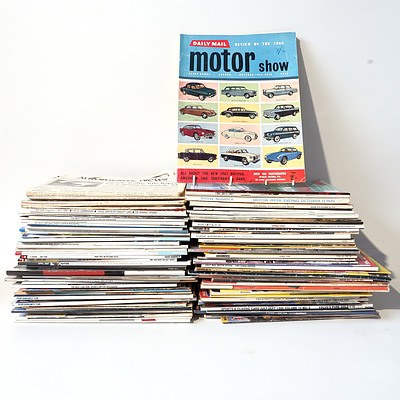 Large Assortment of Car Magazines and other Car Related Ephemera from the 1960's Onward
