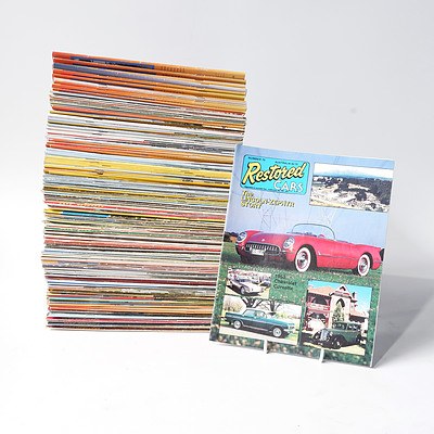 Approximately 90 'Restored Cars' Magazines from the 80's, 90's and Beyond.