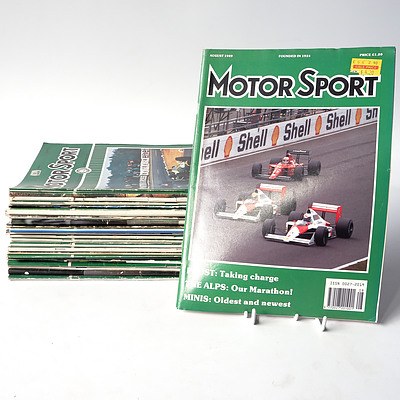 Approximately 20 'Motor Sport' Magazines from the 50's, to the 80's.