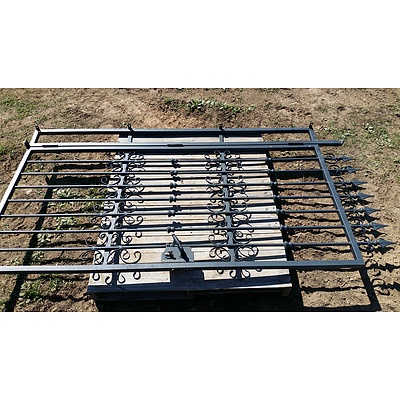 Lot 12 - Steel Outdoor Gate