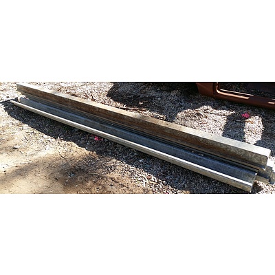 Lot 130 - Galvanised Roof Purlins/Floor Joists - Lot of 14
