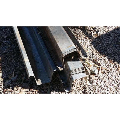 Lot 130 - Galvanised Roof Purlins/Floor Joists - Lot of 14