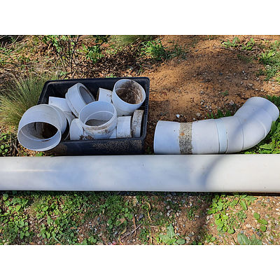 Lot 150 - Large PVC Pipe & Joiners