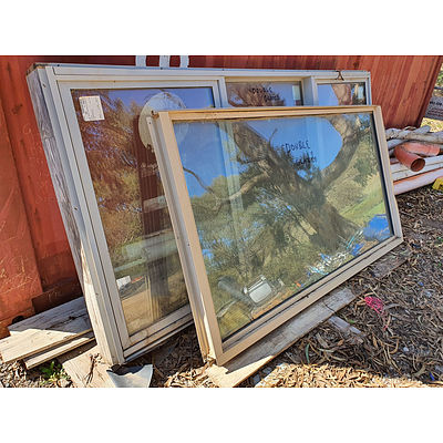 Lot 162 - Large Double Glazed Windows - Lot of 2