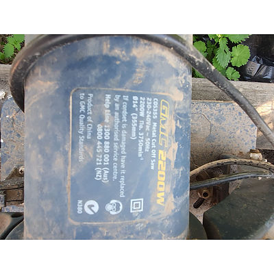 Lot 180 - GMC 2200w COS355 Metal Cut-Off Saw
