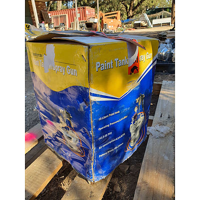 Lot 185 - 10L Paint Tank Spray Gun - New