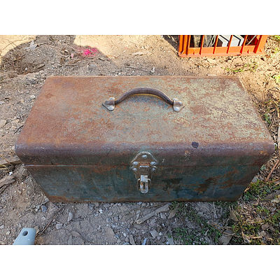 Lot 189 - Tool Chest with Assorted Tools and Hardware