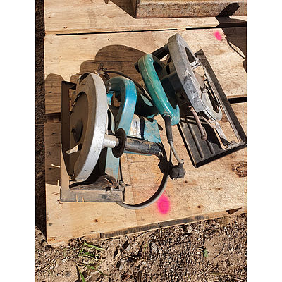 Lot 197 - Makita 5900B 235mm Circular Saw's - Lot of 2