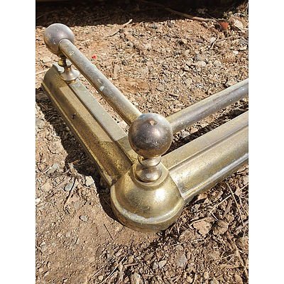 Lot 205 - Antique Style Mirror & Fireplace Bannister