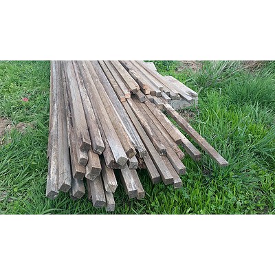 Lot 49 - Assorted Hardwood Posts