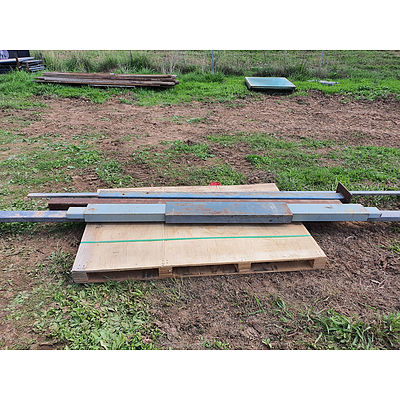 Lot 53 - Assorted Steel Posts & More