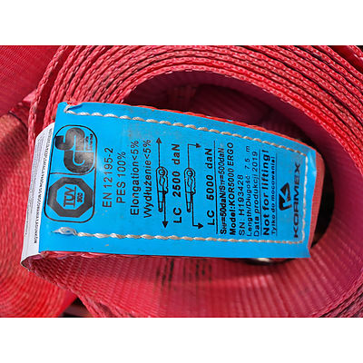 Lot 65 - Kormex Ratchet Straps - Lot of 7
