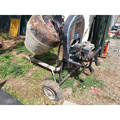 Lot 79 - Petrol Powered Concrete Mixer