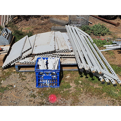 Lot 97 - Industrial Pegboard Shop Display