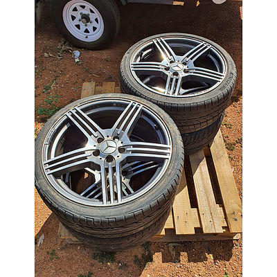 Lot 99 - Mercedes-Benz AMG 19" Wheels - Set of 4