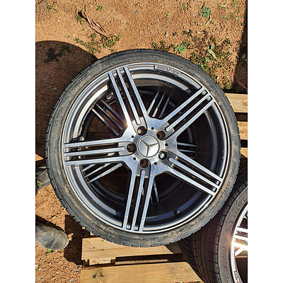 Lot 99 - Mercedes-Benz AMG 19" Wheels - Set of 4