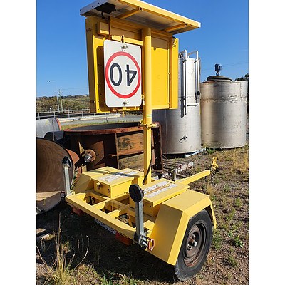 10/2006 BARTCO Enforcer Single Axle Signboard Trailer