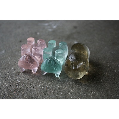 3 Pocket Wombats - Pastel  by Luna Ryan