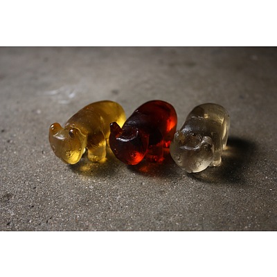 3 Pocket Wombats - Earth by Luna Ryan